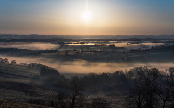 istock Sunrise in the Mist 1131774715
