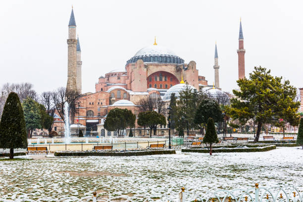 istock Snowy day in ISTANBUL. 1131778270