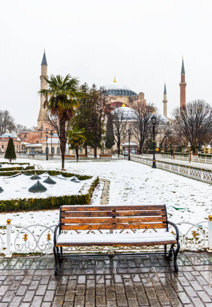 istock Snowy day in ISTANBUL. 1131779374