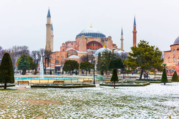 istock Snowy day in ISTANBUL. 1131781469