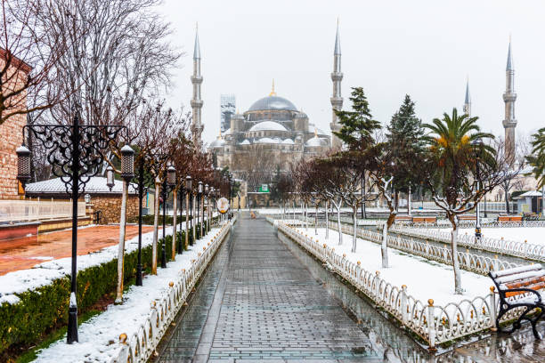 istock Snowy day in ISTANBUL. 1131782733