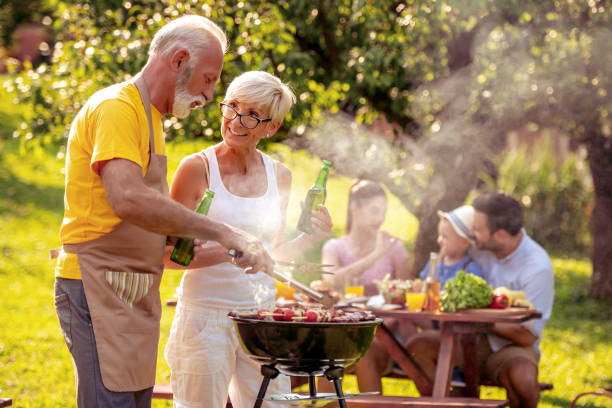 istock Family having a barbecue party 1131782763