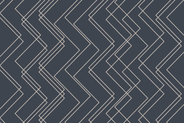 Abstract background pattern made with zigzag lines. Decorative and modern vector art in grey color. Abstract background pattern made with zigzag lines. Decorative and modern vector art in grey color. masculinity stock illustrations