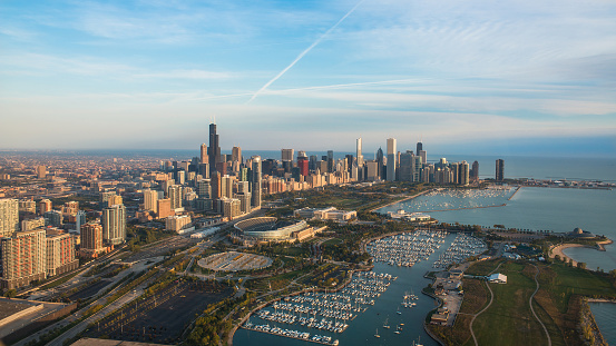 Morning over Chicago