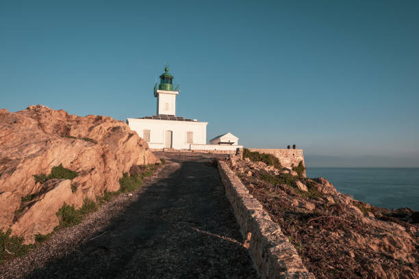 istock Lighthouse at La Pietra in Ile Rousse in Corsica 1131789262
