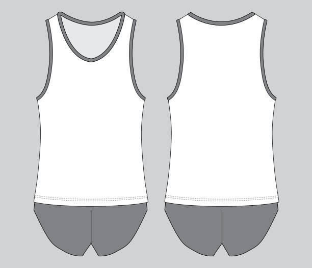 ランニングシャツ & タンクトップベクター - sweater vest点のイラスト素材／クリップアート素材／マンガ素材／アイコン素材