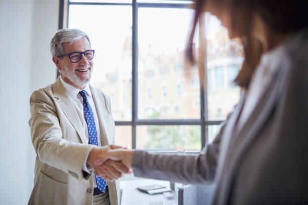 istock Business handshake and agreement. 1131797658