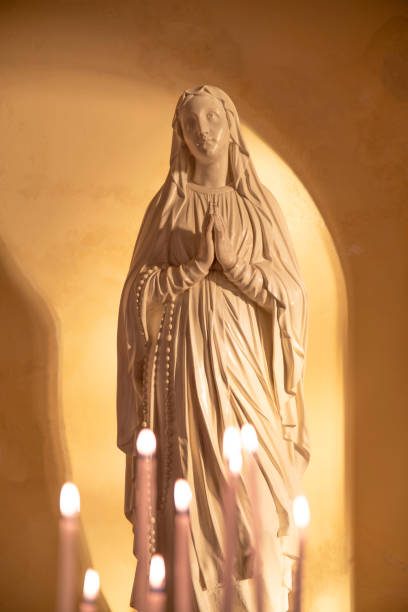 istock Religious statue in a church 1131803518