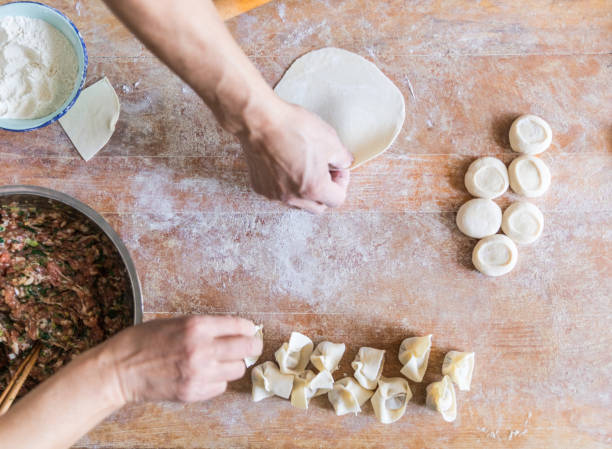 istock Homemade Cooking chinese Ravioli (Huntun Yuntun Wonton) 1131805508