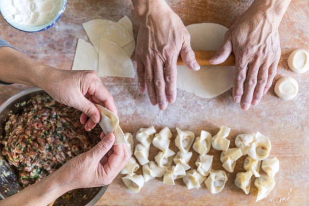 istock Homemade Cooking chinese Ravioli (Huntun Yuntun Wonton) 1131805553