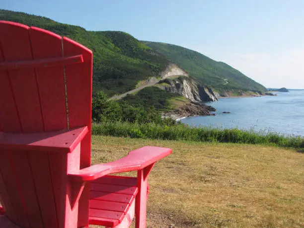 Photo of Adirondack Chair, Cabot Trail, Cape Breton, Canada