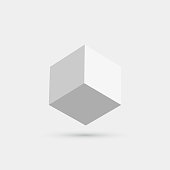istock Vector 3D cube icon 1131812216