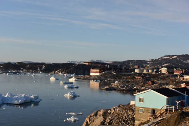 istock Icebergs are melting on arctic ocean in Greenland 1131812678