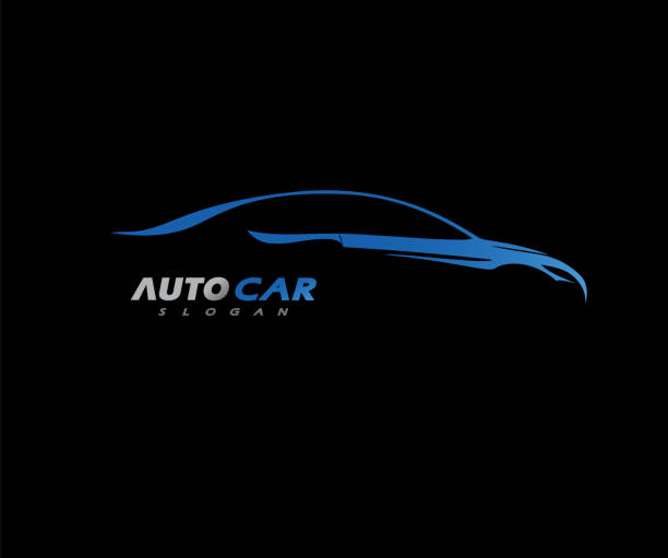 Sports Car Logo company vector Illustration Sports Car Logo company vector Illustration turbo stock illustrations
