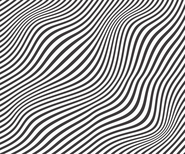 ilustraciones, imágenes clip art, dibujos animados e iconos de stock de wave stripe background-textura simple para su diseño. vector eps10 - curve backgrounds creativity eps10