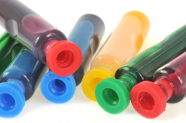 Food coloring Tubes ingredient for cooking food coloring stock pictures, royalty-free photos & images