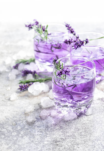 istock Lavender drink Summer tonik lemonade still life 1131822025