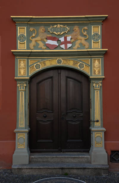 istock Door at the historic store in Freiburg 1131824932