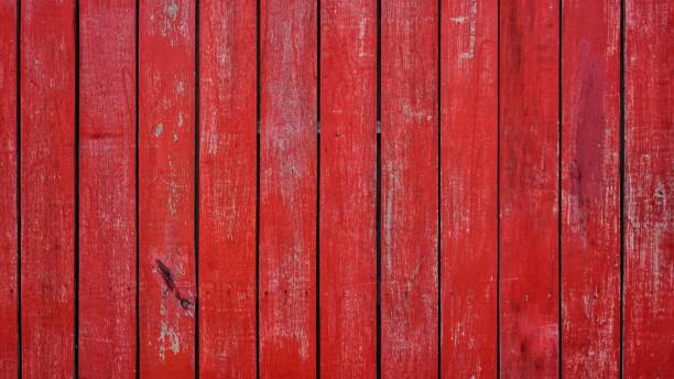 fundo vermelho da textura da parede das pranchas - celeiros - fotografias e filmes do acervo