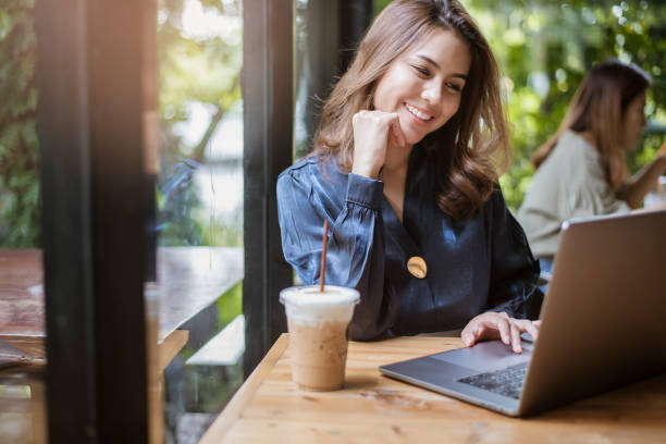 istock Smart business woman is working with computer 1131829230