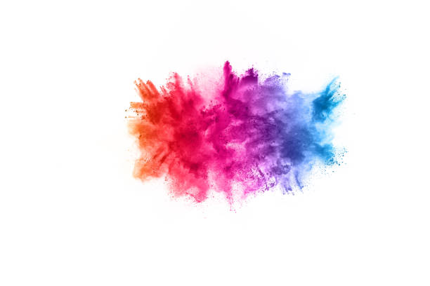 istock Colorful powder explosion on white background. 1131829415