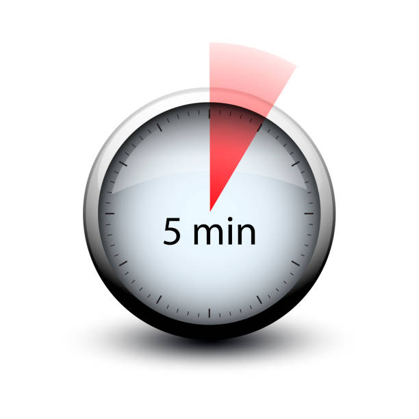 istock stopwatch with expiring time 5 minutes web icon isolated 1131831200