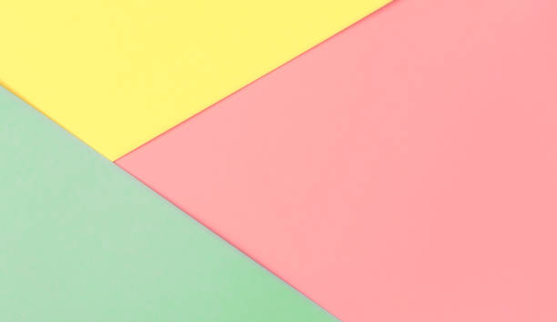 istock Colorful paper background pink yellow mint 1131831300