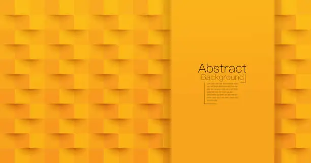 Vector illustration of Orange abstract background vector.