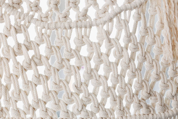 istock Detail of cream macrame decor 1131833413