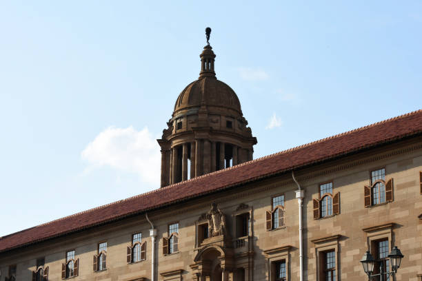 Union Buildings Of South Africa West-wing Close-up West-wing tower and building of the Union buildings, Pretoria, South Africa union buildings stock pictures, royalty-free photos & images