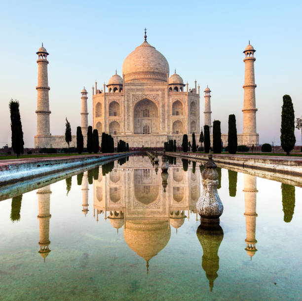 istock Taj Mahal in India 1131834353