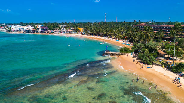 istock Aerial. Hikkaduwa beach. Sri Lanka. 1131841237