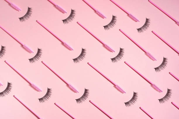 Pretty lashes. stock photo