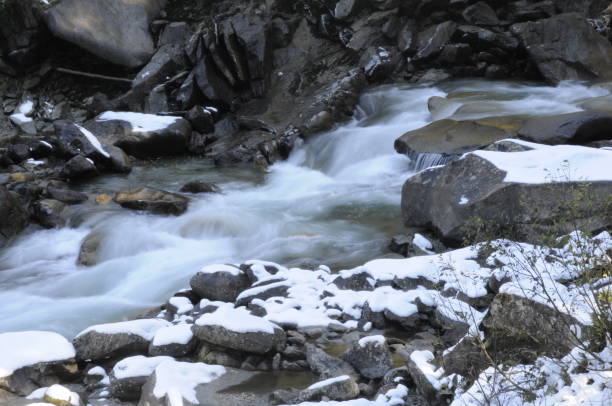 istock Krimmler Ache in Winter 1131844884