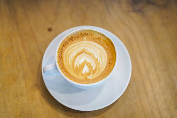 istock Cups of hot latte art. 1131846553