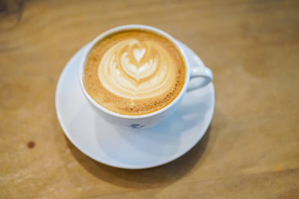 istock Cups of hot latte art. 1131846578