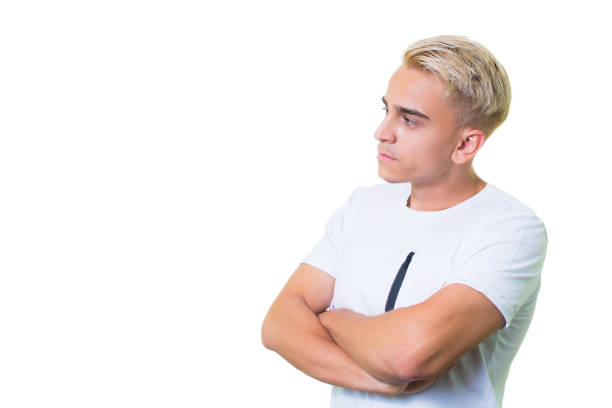 istock Happy handsome man isolated on white background with copy space 1131847568
