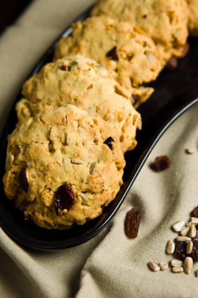 istock Healthy and nutritious homemade cookies 1131849403