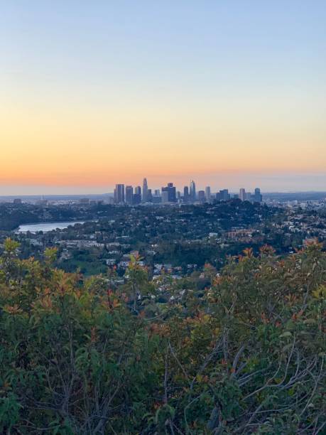 istock Downtown Los Angeles  & Silverlake Reservoir 1131849723