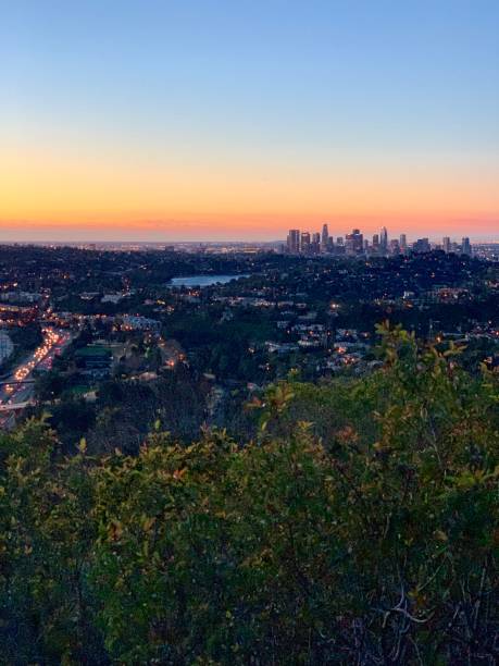 istock Downtown Los Angeles  & Silverlake Reservoir 1131849793