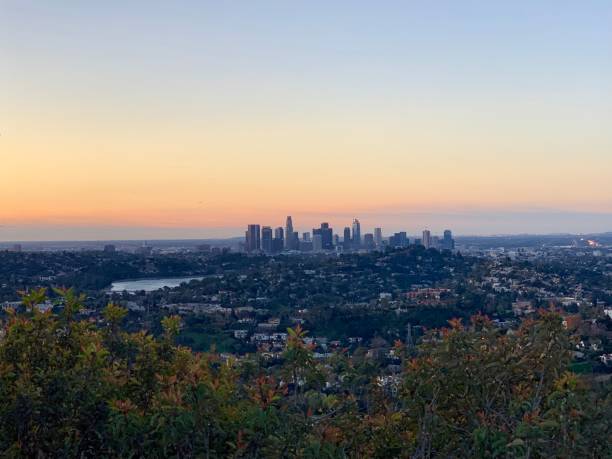istock Downtown Los Angeles  & Silverlake Reservoir 1131849854