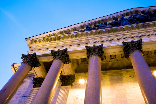 istock Facade fragment of ancient Saint Isaac's orthodox cathedral 1131850643