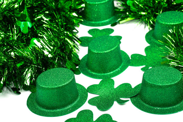 istock Hats Shamrocks and Festive Ribbon 1131852096