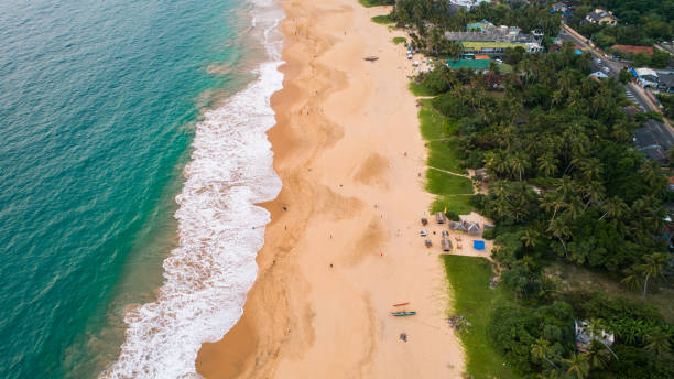istock Aerial. Hikkaduwa beach. Sri Lanka. 1131853319