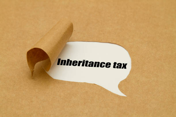 erbschaftssteuer - inheritance tax stock-fotos und bilder