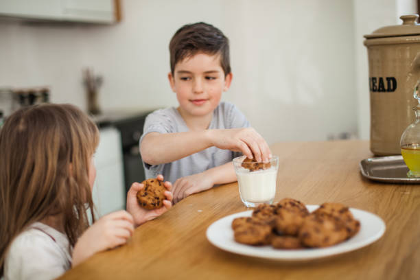 istock Chocolate Chip Cookies and Milk 1131856919