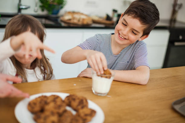 istock Chocolate Chip Cookies and Milk 1131856933