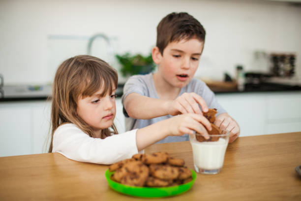 istock Chocolate Chip Cookies and Milk 1131856946