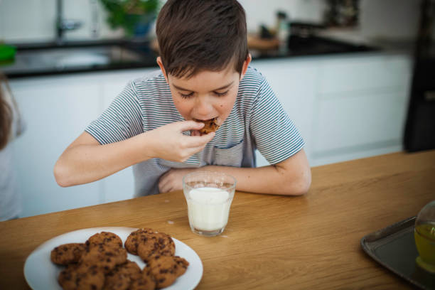 istock Chocolate Chip Cookies and Milk 1131856958