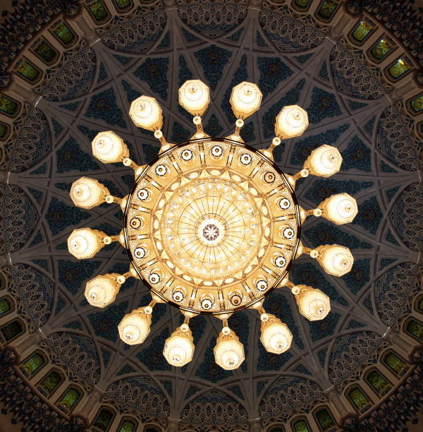 istock Directly below the chandelier in the ceiling 1131857802